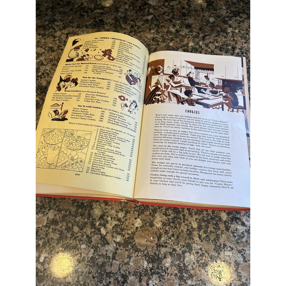 Vintage Betty Crocker's Picture Cook Book 1950 First Edition 449 Pages - Picture 8 of 16